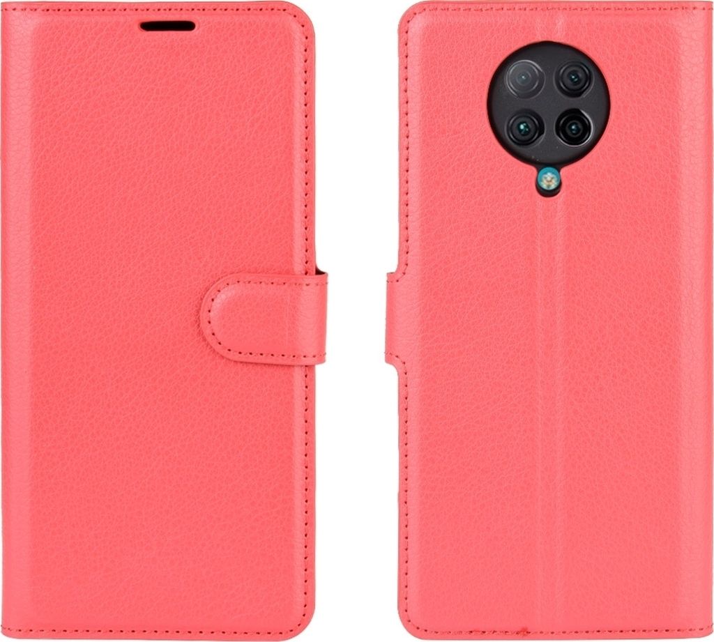 Mobigear Classic POCO F2 Pro Hülle Klapphülle Geldbörse - Rot