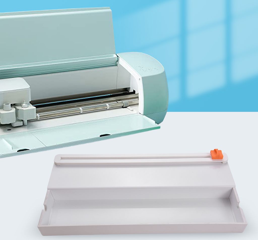 Vinyl-Rollenhalter mit Trimmer für Cricut MAKER 3 und Cricut MAKER, unterstützt 38 cm/14,96 Zoll Breite des Vinyl-Materials, DIY-Bastelwerkzeug