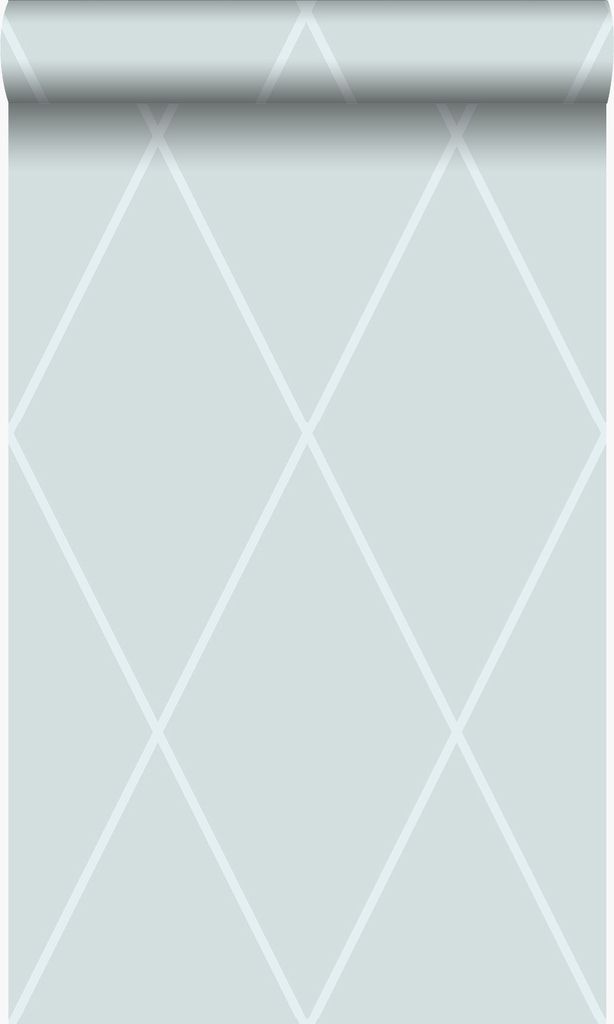 Origin Wallcoverings Tapete Karomuster Eisblau 53 cm x 10.05 m