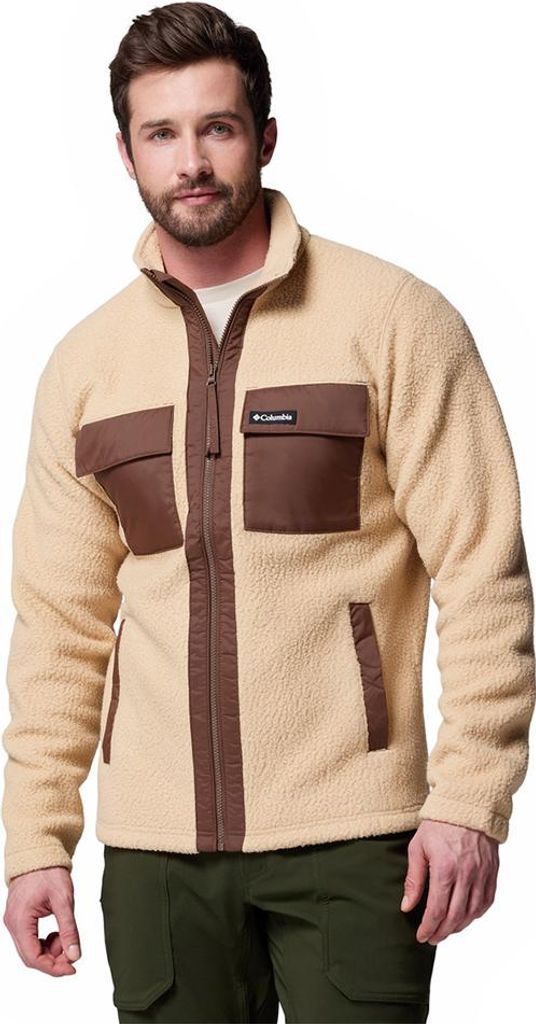Columbia Juniper Peak Fleece Mit Durchgehendem Reißverschluss Beige S Mann Beige S