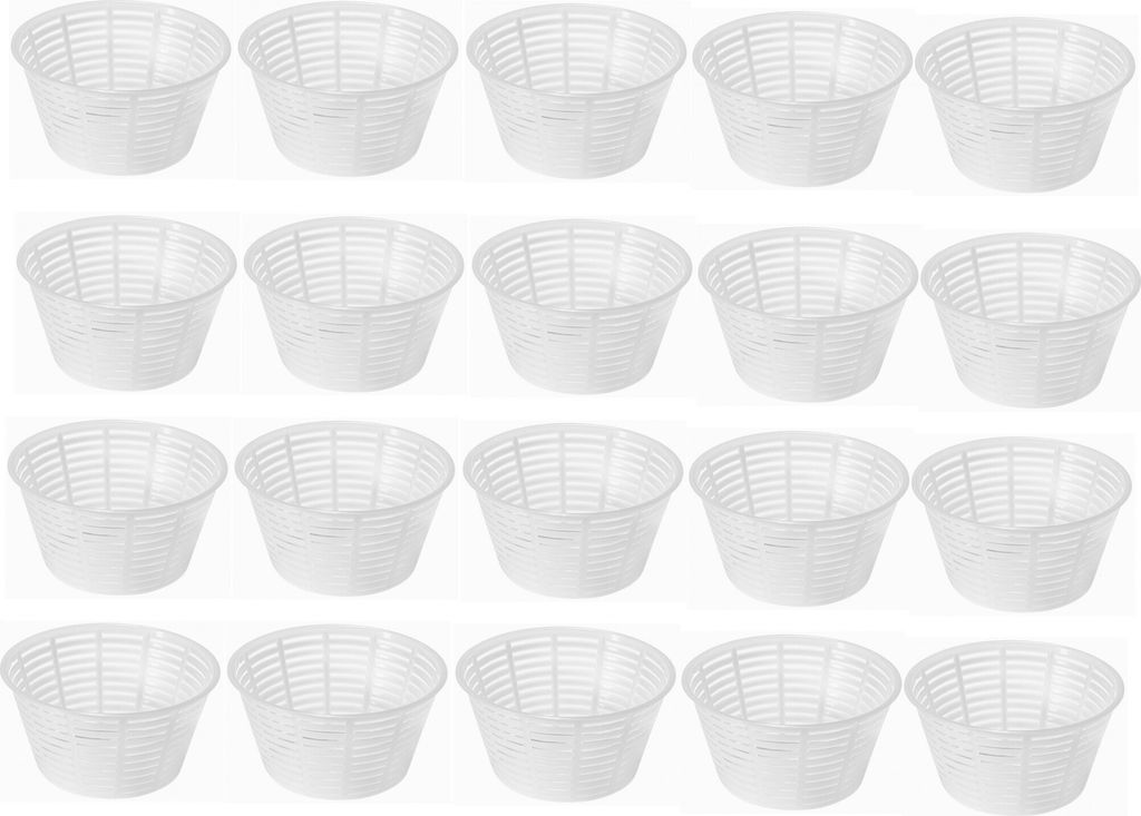 20 x Käseform 12x6.3cm - 0.5kg, Käse Form, Kaseform, Kase Form, Käse Formen, Käseformen