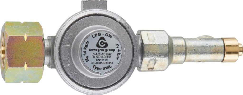 Regler 14,0kg/h 4bar Kombi x G 3/8 mit SBS