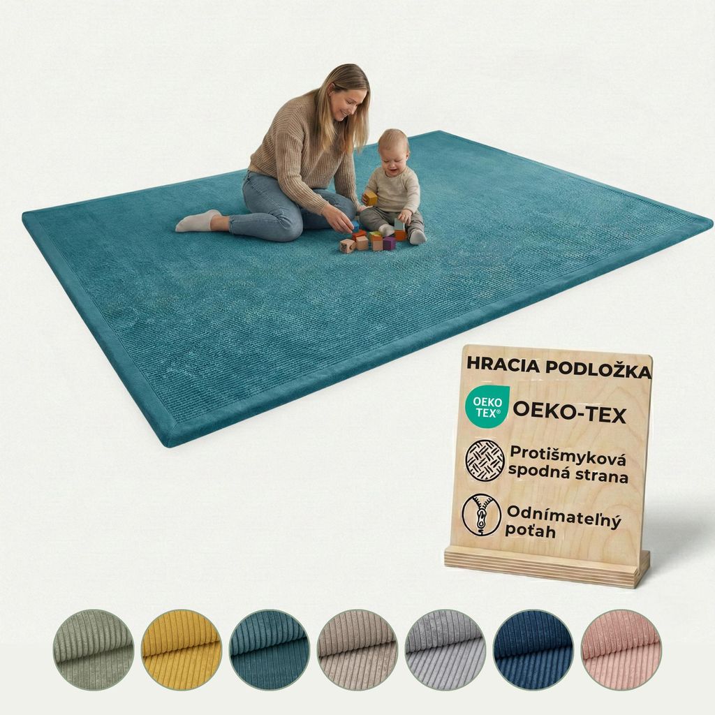 Pillows24 - Detská podložka na plazenie 150x200 cm | 3 cm Obrázok produktu 