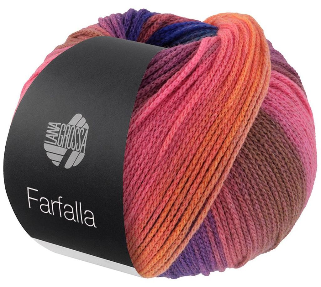Lana Grossa - Farfalla 0001 altrosa, graurosa, grau, Produktbild 
