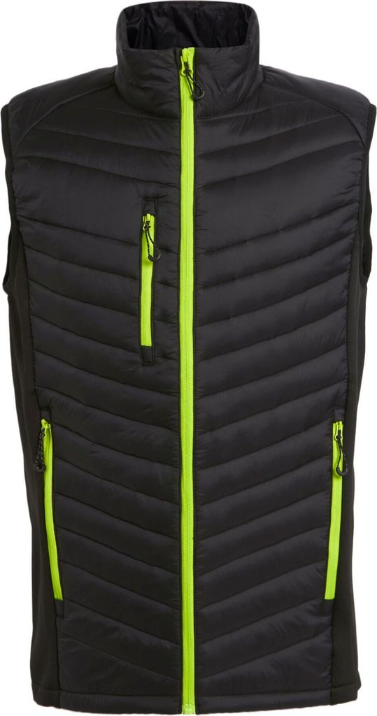 Regatta Professional - Weste Hybrid für Herren RG9422 (3XL) (Schwarz/Limone)