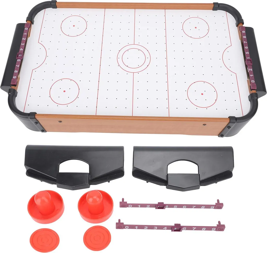 Mini Air Hockey Interactif avec Soufflerie à Piles pour Enfants - 50cm