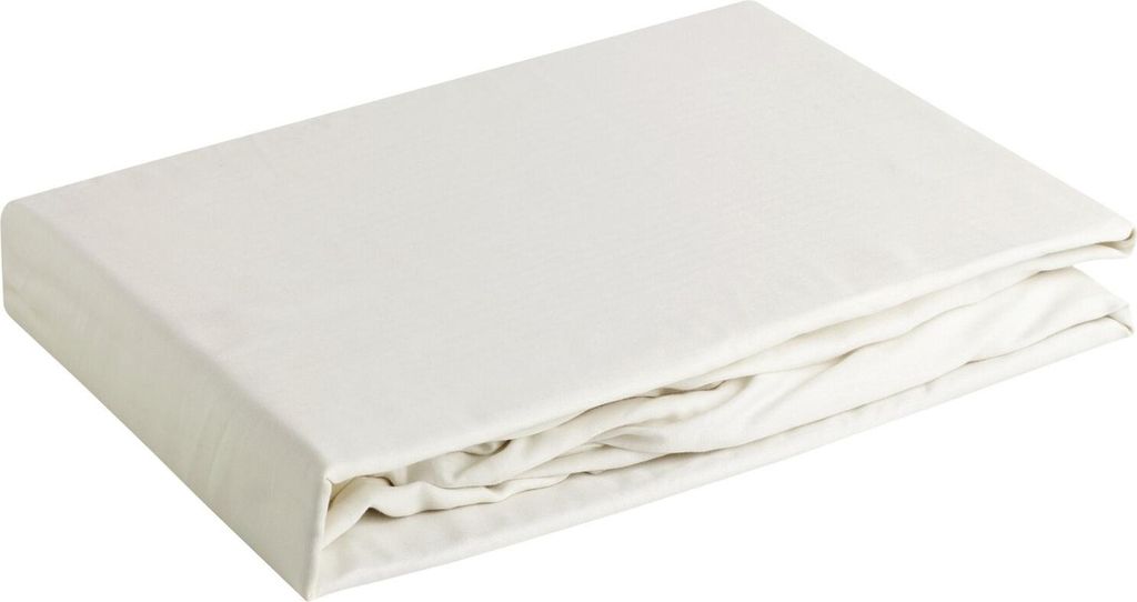 Spannbetttuch mit Gummizug NOVA3 creme 100x200 25cm