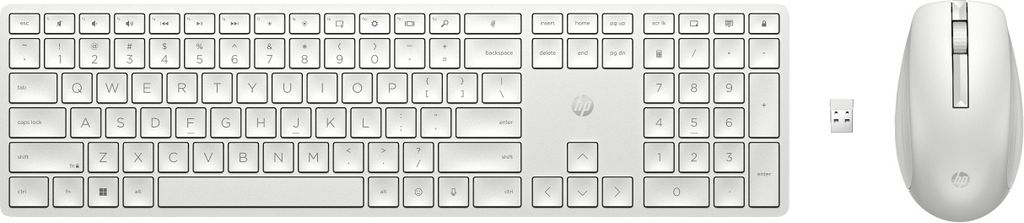 HP Tastatur+Maus 650 Set Kabellos Schwarz Produktbild 