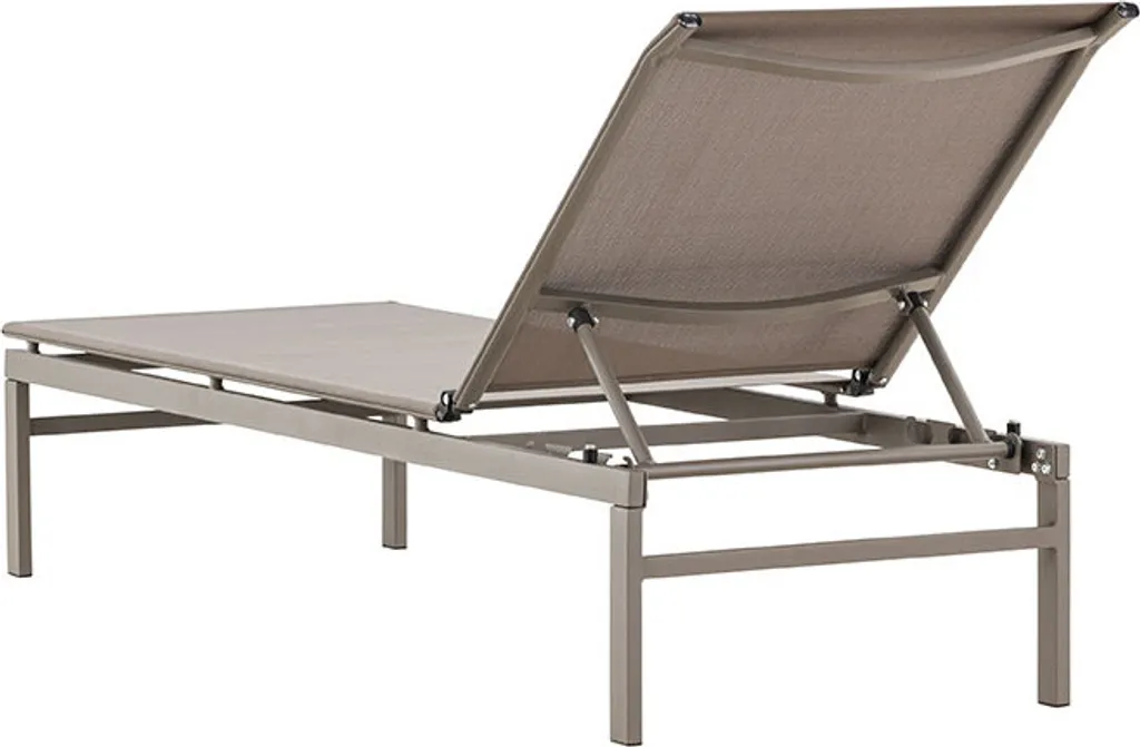 Méridienne Massimo Beige : Chaise Longue Confortable et Design Moderne - 3