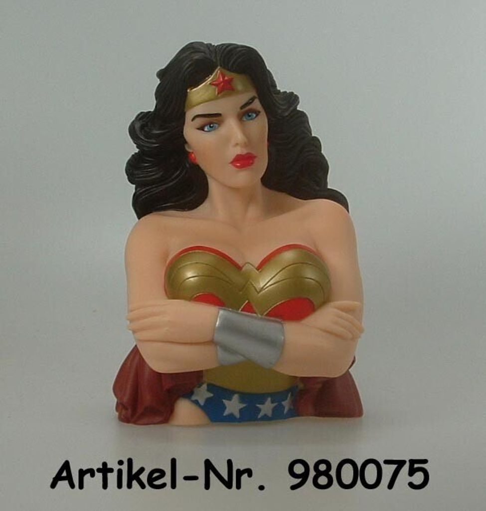 Monogram Spardose/Bank Wonder Woman Büste