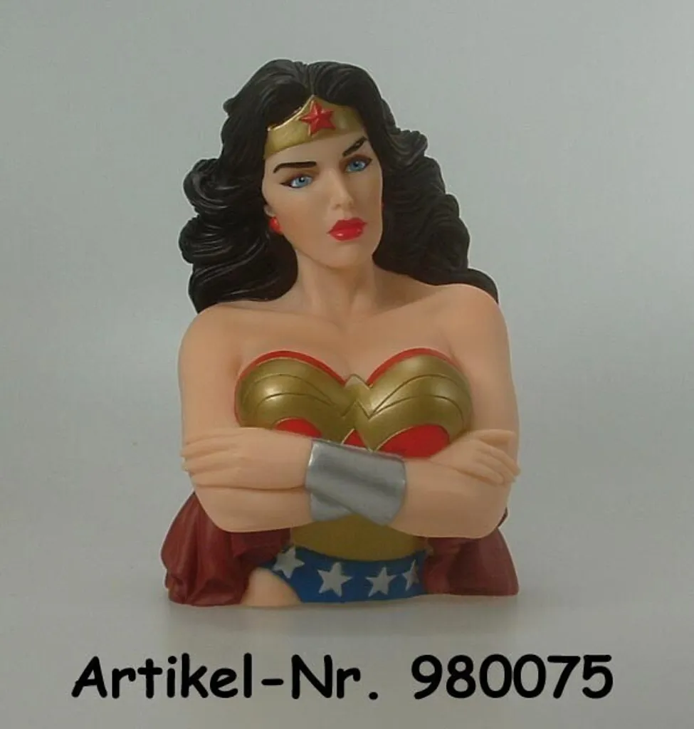 Tirelire Buste Wonder Woman Incassable - Rangez votre Monnaie en Sécurité