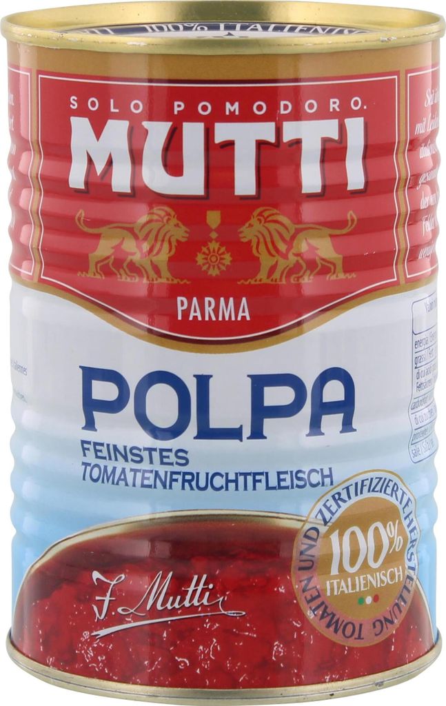 Mutti Polpa Fine - dužina, jemne nasekaná 400g Obrázok produktu