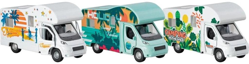 Goki Holz Wohnmobil Camper Spielzeug bunt und langlebig