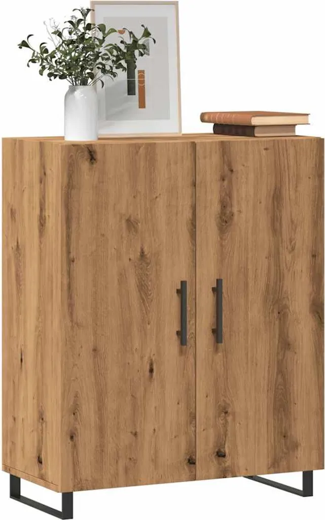 Credenza Rovere Artisan vidaXL 69,5x34x90 cm - Mobile Soggiorno Robusto