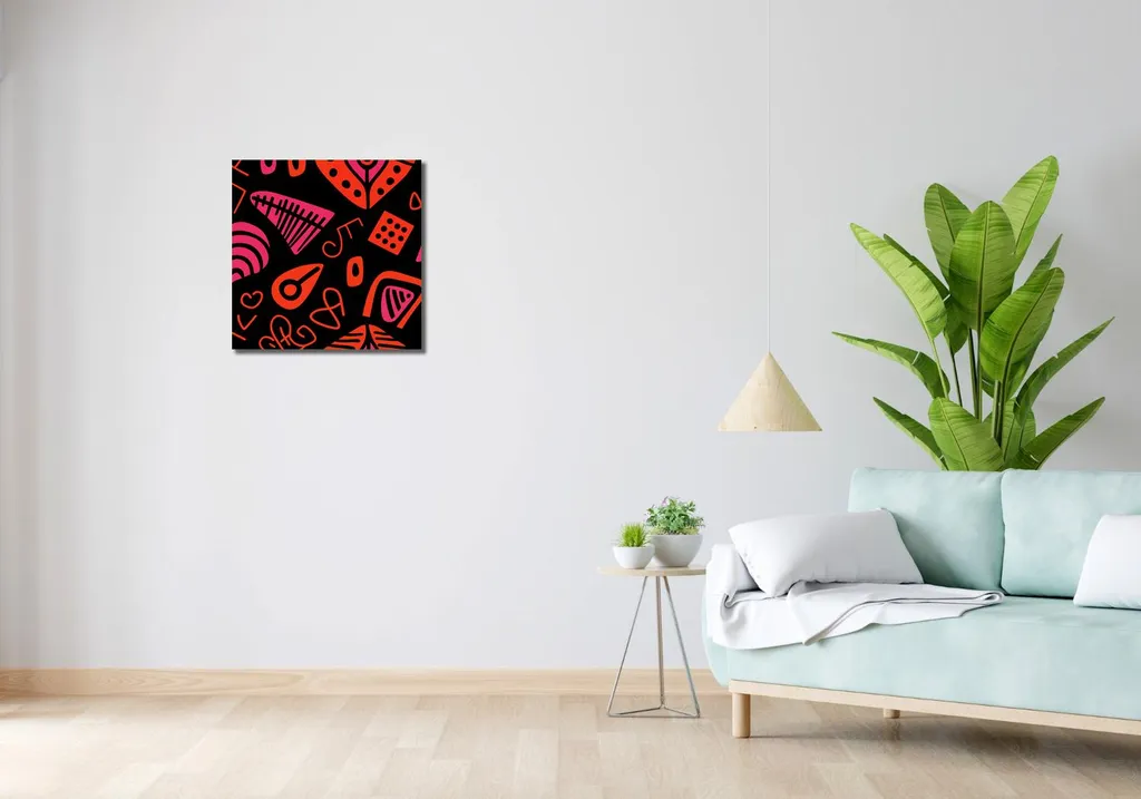 Quadro 50x50 cm Ritmo dei motivi - 2