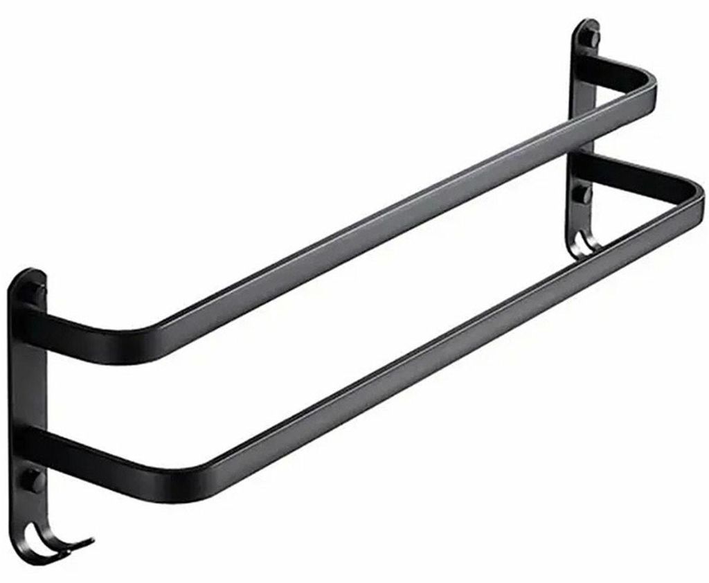 APT AG988 Porte-serviettes mural 60 cm noir Image du produit 