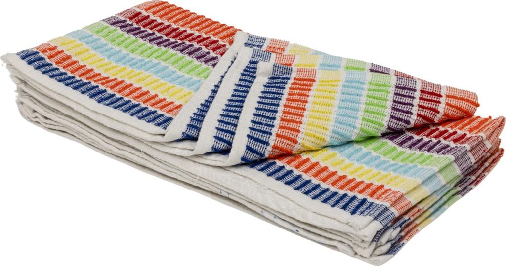 D&L Küchen Spültücher - Multicolor - 35 x 35 cm - 10er Pack Produktbild 