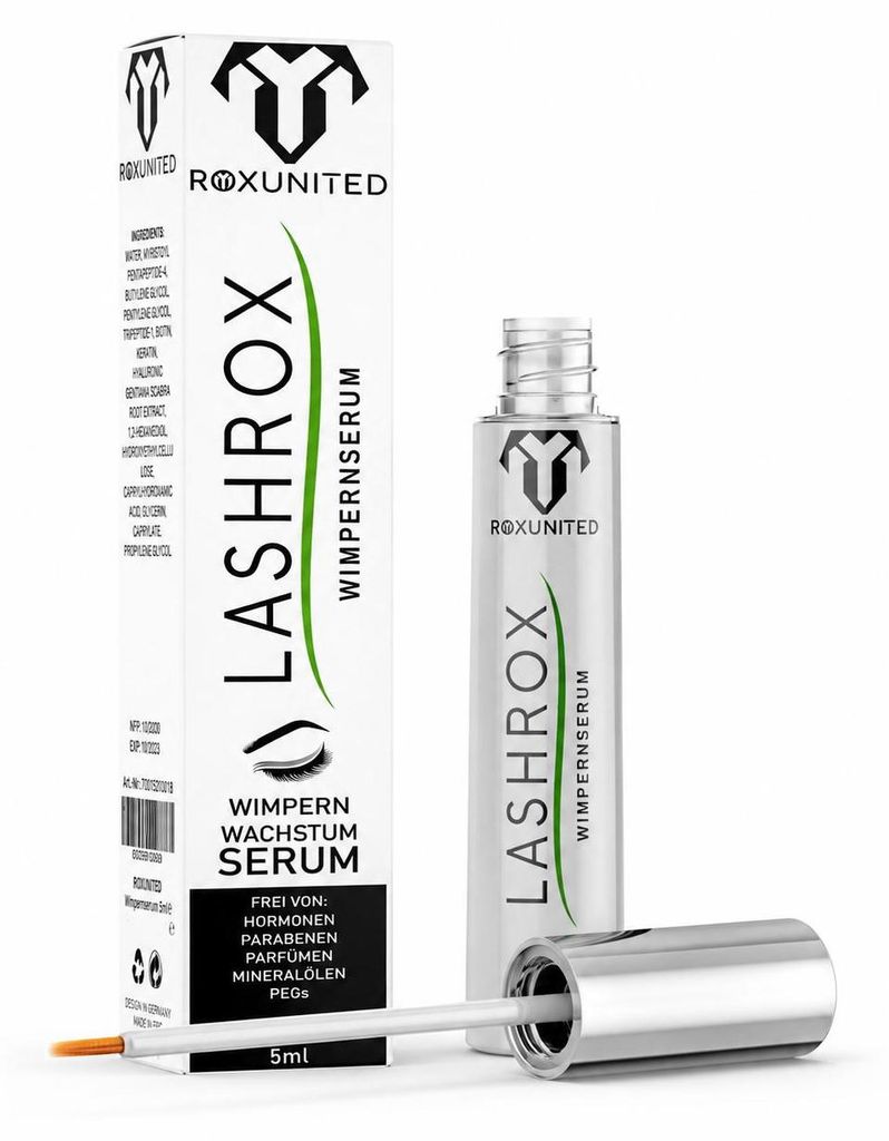 ROXUNITED BIO Wimpernserum 5ml [Hormonfrei] Produktbild 