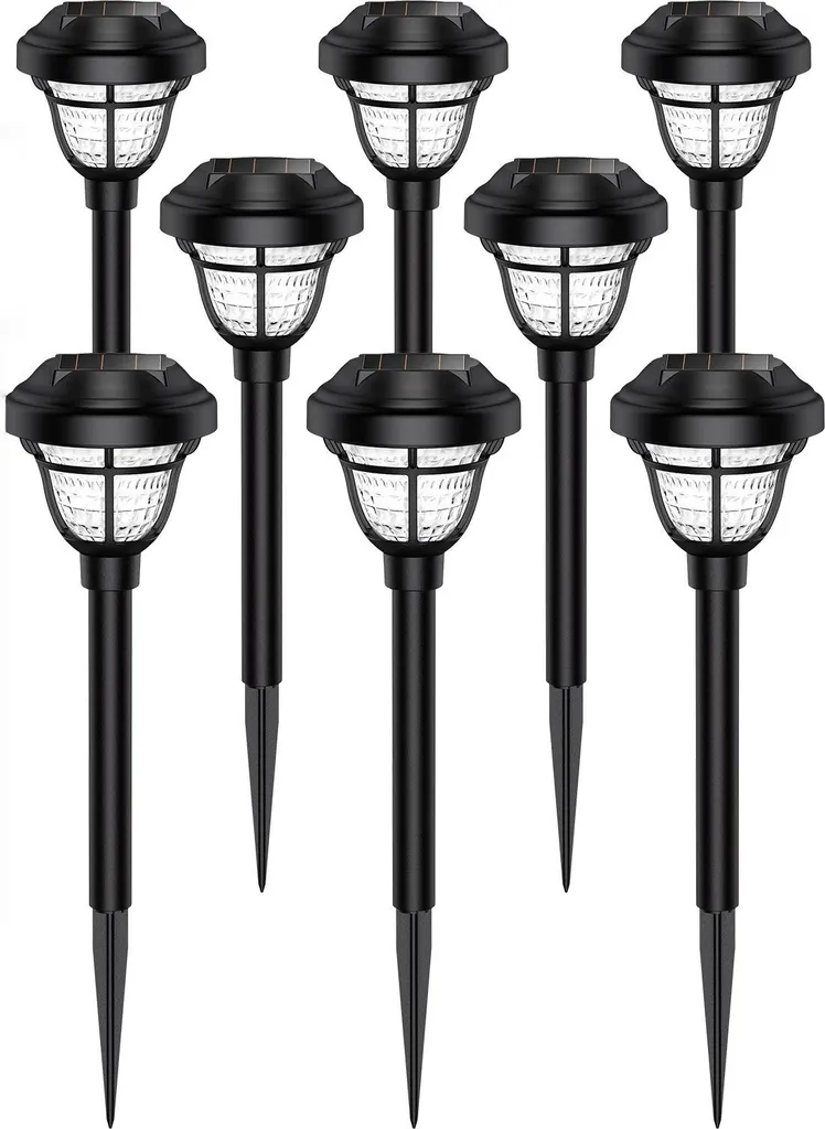 Lampes Solaires Jardin : Finissez-en avec les Allées Sombres en Pack 8