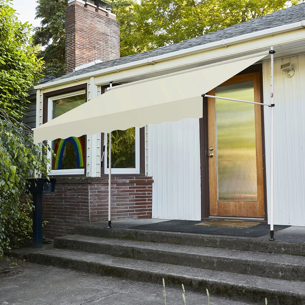 Tenda da Sole Jiubiaz per Famiglie 2,5M Beige | Ombra Sicura e Relax