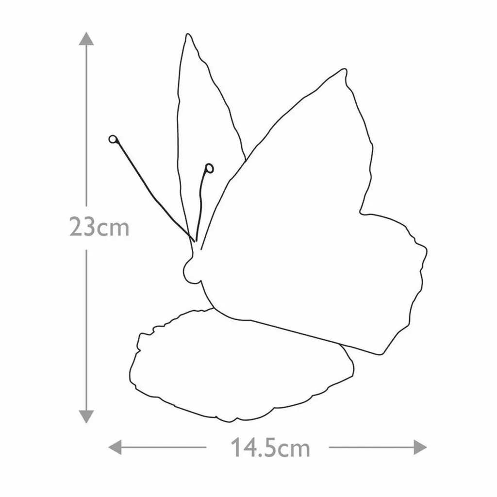 Lampe Tiffany LED Papillon en Verre Multicolore et Socle Bronze Ancien