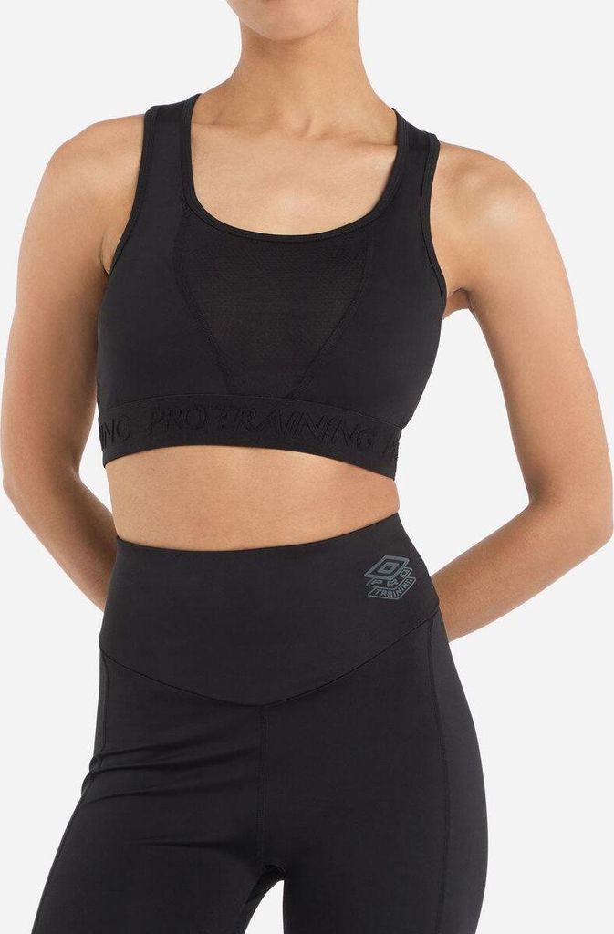 Umbro - "Pro" Sport-BH für Damen - Training UO2401 (36 DE) (Schwarz)