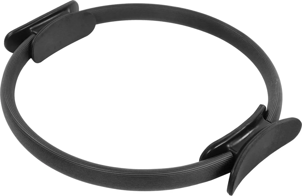 Anneau de Fitness en Fibre de Verre avec Poignées Ergonomiques Noir