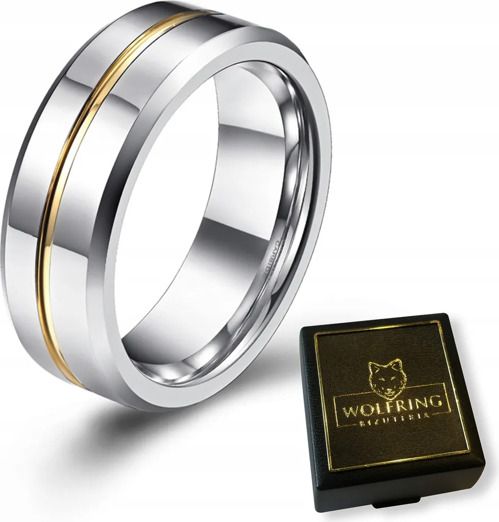Anello Uomo Tungsteno WOLFRING EU19 - Il Più Duro sul Mercato