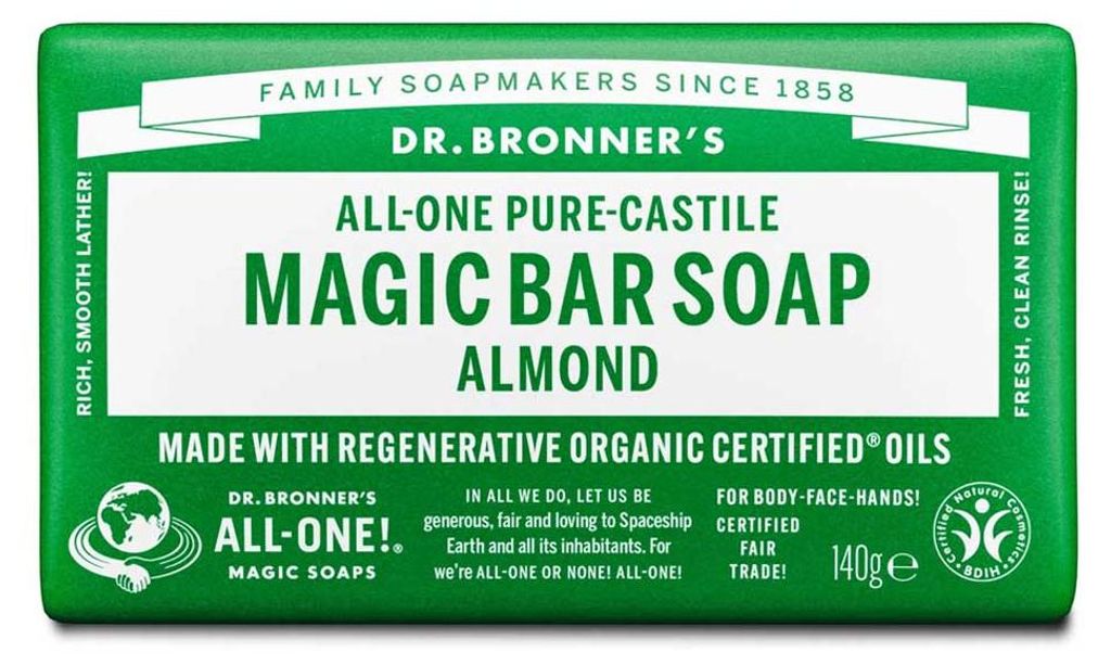 Mandel - Stückseife All-One Magic Bar Soap 140g Produktbild 