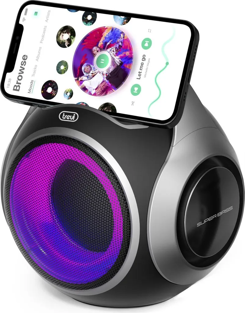 Enceinte Bluetooth Étanche Trevi XR8A202 : Ne Craignez plus l'Eau ! - 2