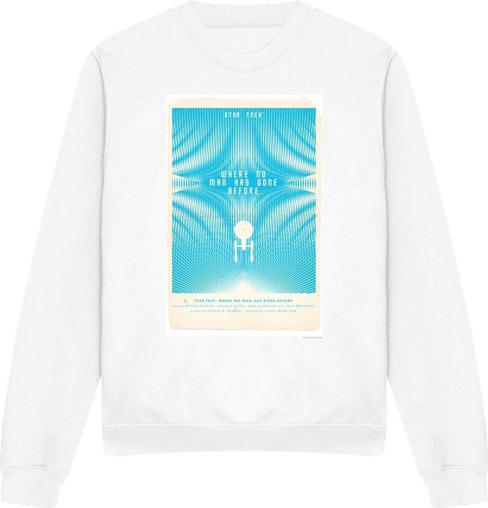 Star Trek - "The Original Series Episode 3" Sweatshirt für Herren/Damen Uni TV11512 (XXL) (Weiß)