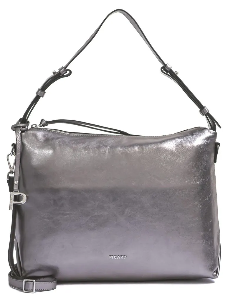 Petit sac à main argenté PICARD Valesca - Sac bandoulière femme chic chic