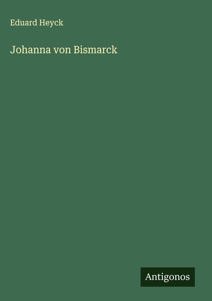 Johanna von Bismarck