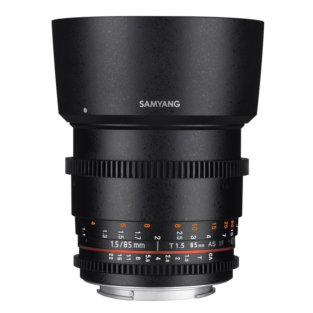 Objectif vidéo Samyang 85mm T1,5 pour le portrait cinématographique
