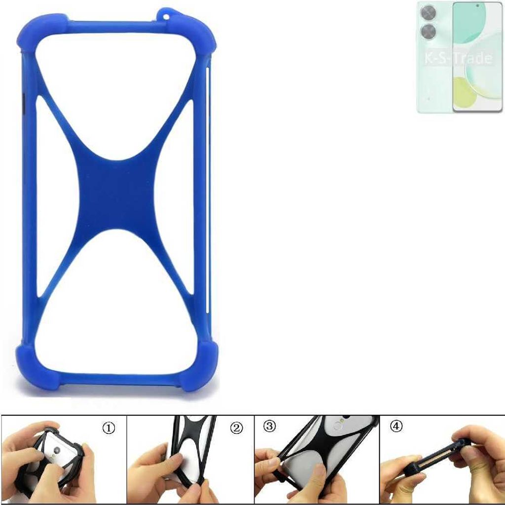 K-S-Trade Handy Hülle kompatibel mit Huawei Nova 11i Silikon Schutzhülle Cover Case Bumper Silikoncase TPU Softcase Schutz Hülle Smartphone