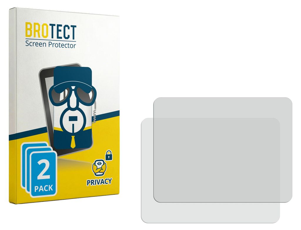 2x BROTECT Sichtschutzfolie für KINMRIS R36S 3.5" Anti-Spy Privacy Sichtschutz Blickschutz Folie Blaulicht-Schutz