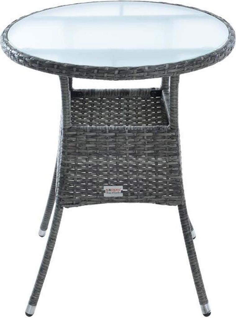 Beistelltisch Tisch Polyrattan Gartentisch Rattan Produktbild 3