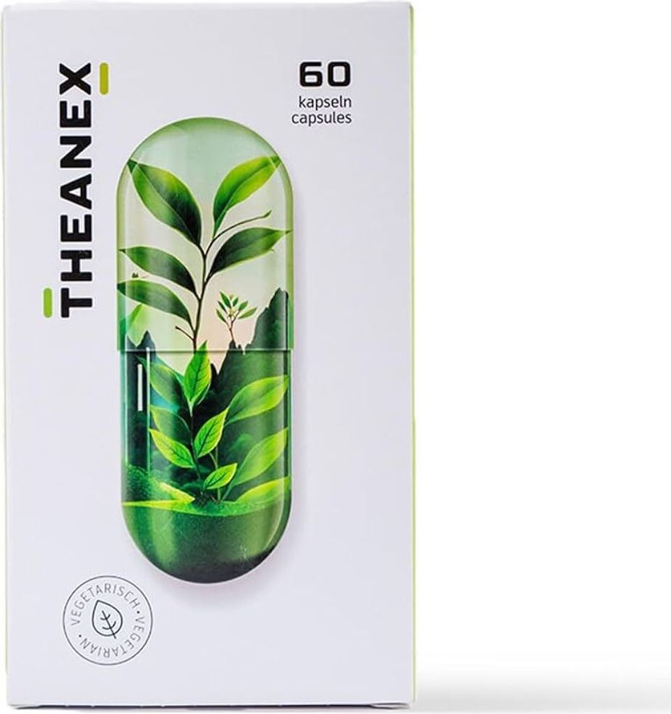 THEANEX Die Original-Formel 2024 mit Matcha-Pulver, Spirulina-Pulver, L-Carnitin, L-Arginin & Garcinia Cambogia, 60 Kapseln (1 Pack)