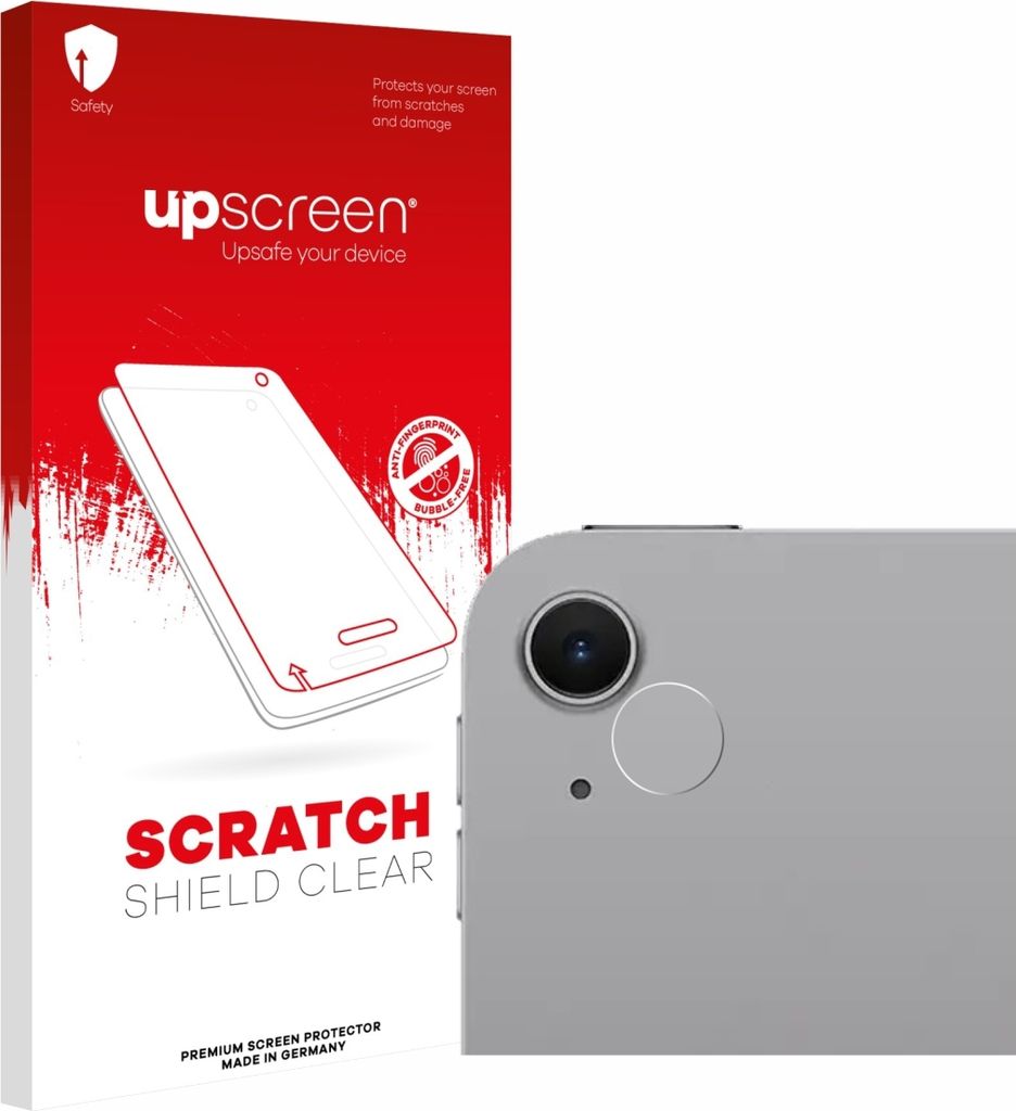 upscreen Schutzfolie für Apple iPad Air 11" M3 2025 (NUR Kameraschutz) Displayschutz Displayschutzfolie Folie Klar Transparent