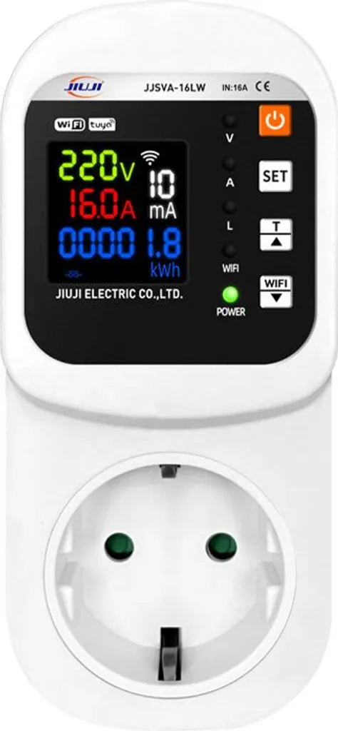 Prise WLAN 16A pour piloter et mesurer la consommation des appareils