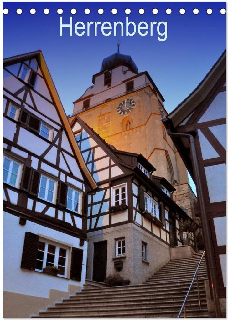 Herrenberg (Tischkalender 2026 DIN A5 hoch), CALVENDO Monatskalender