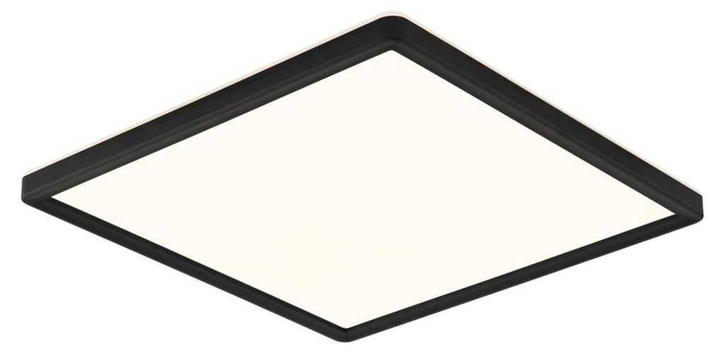 Plafonniere Sapana vierkant 29,4cm zwart Productafbeelding 