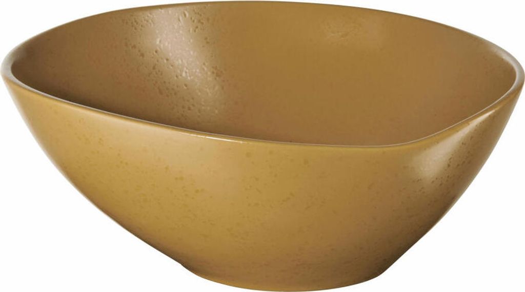 ASA Selection Cuba Ocra Schüssel, Salatschüssel, Servierschale, Schale, Steinzeug, Gelb, 27.5 cm, 1221429