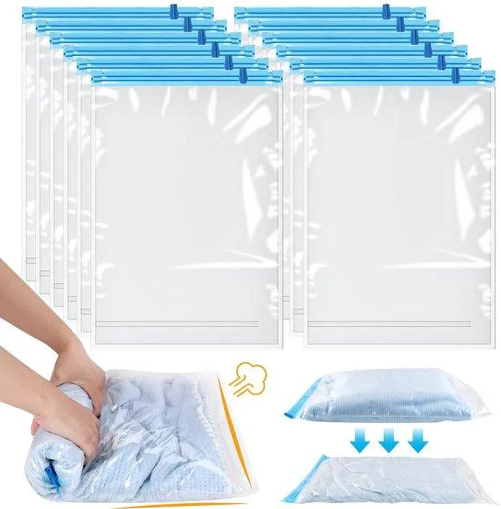 Rangement sous vide réutilisable 60x40 cm avec pompe pour la maison