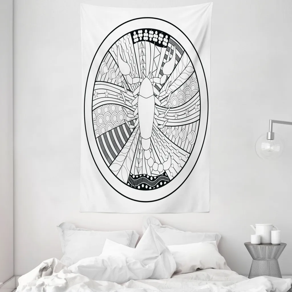 Copriletto Lavabile Scorpione 140x230 ABAKUHAUS | Microfibra No-Stiro