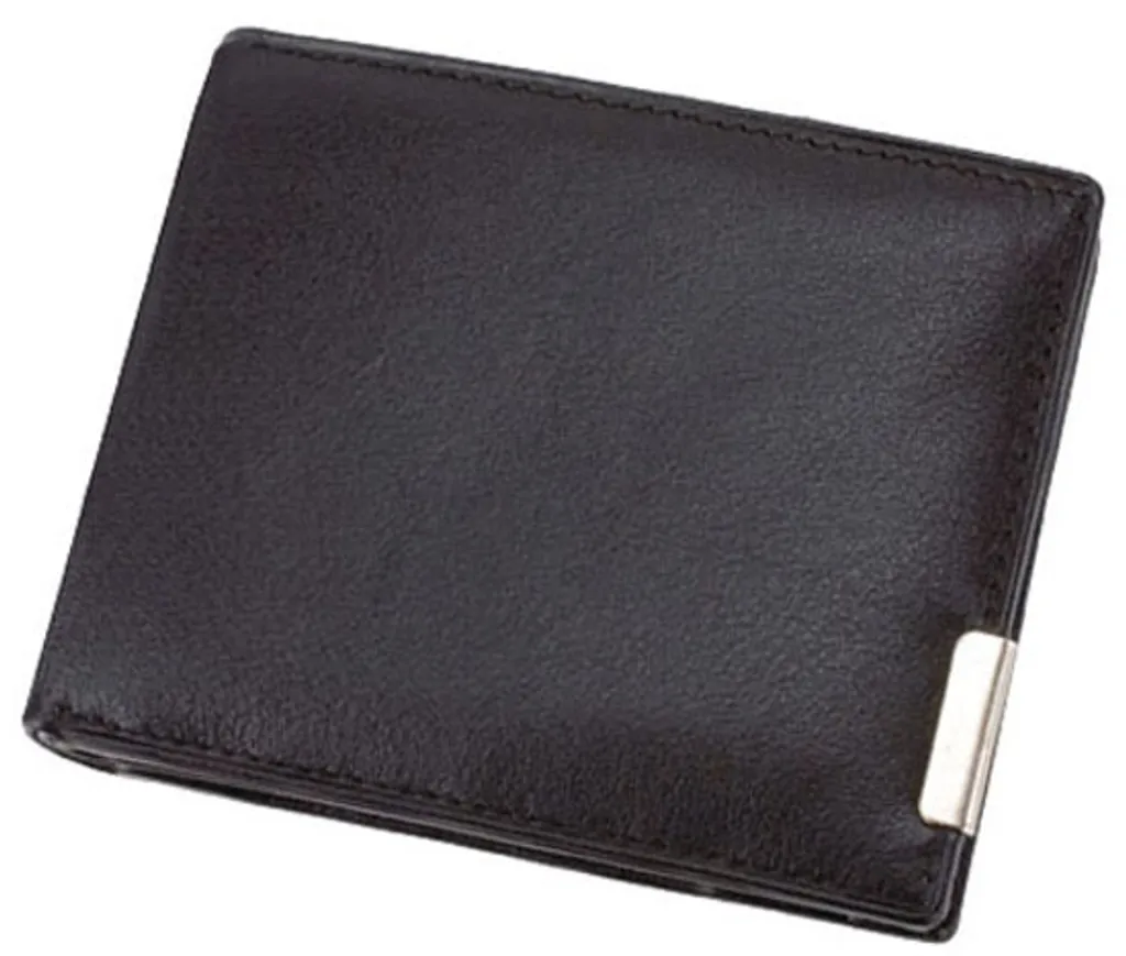 Portafoglio Uomo Alassio Pelle Nera | Slim Design Orizzontale Business