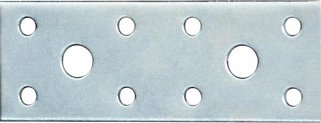 10 Lochplatten Flachverbinder Lochplatte 97 x 35 x 2 mm