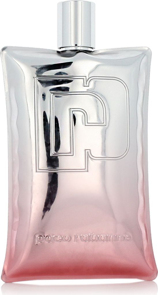 A Paco Rabanne perfume bottle.