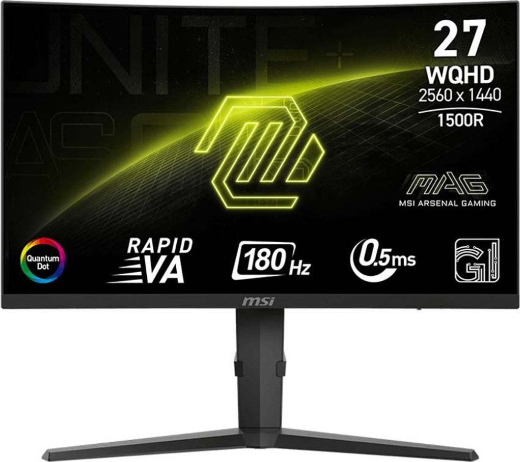 MSI MAG 275CQRF QD E2 27" LED Rapid VA QHD 180Hz 0.5ms Image du produit 
