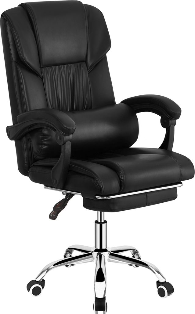 Kondela Bürostuhl Arnaud 2 Neu - Schwarz / Chrom